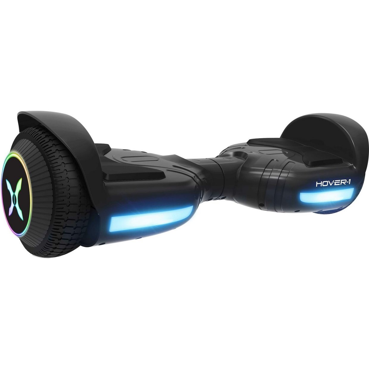 Hover-1 Rival Black Hoverboard with LED Wheels: Safe, Fast, Fun Ride