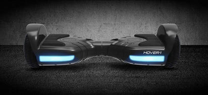 Hover-1 Rival Black Hoverboard with LED Wheels: Safe, Fast, Fun Ride